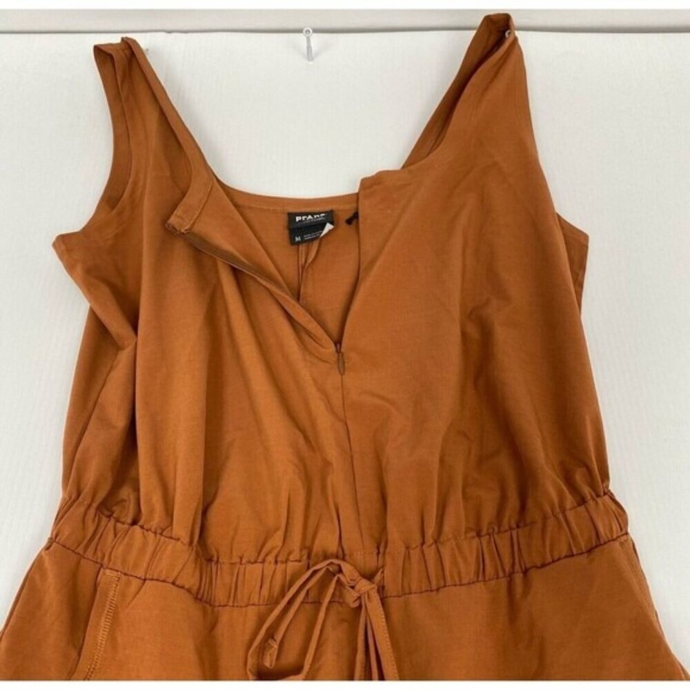 Prana Railway Sleeveless Jumpsuit Women Size M Clay Color Stretch.Pockets,NEW - Picture 11 of 13